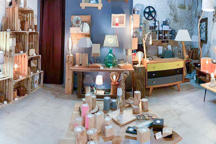 Vente de meubles, décoration et pièces uniques au showroom Oléron