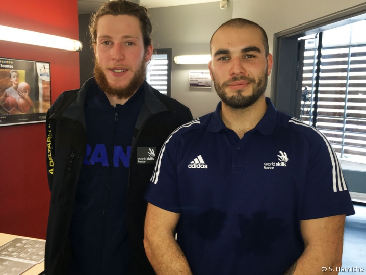 Benoît Bianchi, expert métier et Alexis Tatin, membre de l'Equipe de France des Métiers Euroskills 2020 Benoît Bianchi, expert métier et Alexis Tatin, membre de l'Equipe de France des Métiers Euroskills 2020