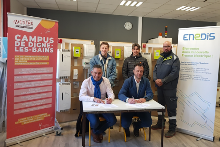 ENEDIS : partenaire du campus de Digne-les-Bains