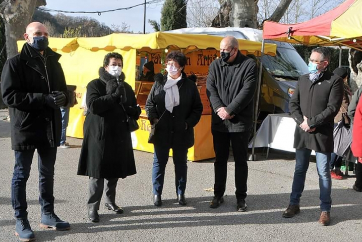 Inauguration du 27e marché de Noël à Malijai