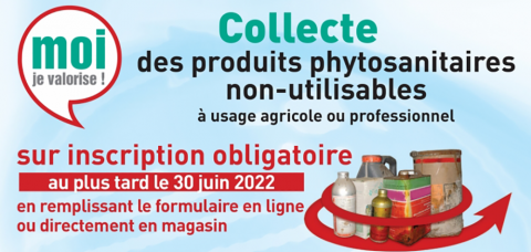 Collecte départementale des produits phytosanitaires non utilisables 